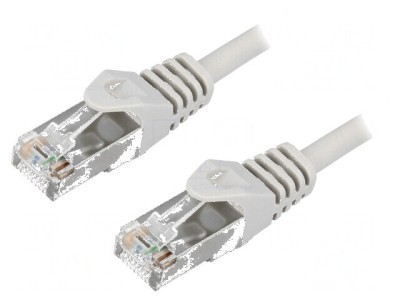 Cabluri patch F/UTP 5e litat CCA PVC gri 2m 26AWG foto