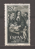 Spania 1955 - Crăciun, MNH, Nestampilat
