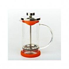 Infuzor ceai din sticla termorezistenta + capac din inox, Grunberg, 350 ml foto