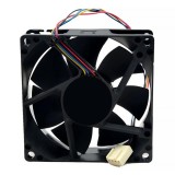 Ventilator Carcasa / Procesor PWM 12V, 80mm, 4 fire, mufa FAN 4 pini, silent, negru