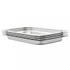 VidaXL Recipiente Gastronorm 4 buc. GN 1/1 40 mm oțel inoxidabil 50879