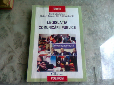 LEGISLATIA COMUNICARII PUBLICE - KENT MIDDLETON foto