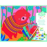 Atelier creativ cu buline Pointillisme, Djeco