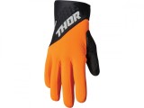 MBS Manusi motocross/enduro Thor Spectrum, cu fleece, portocaliu/negru, L, Cod Produs: 33306749PE