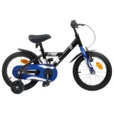 vidaXL Bicicletă pentru Copii 12 Inci pentru 2-4 ani Negru 42009627