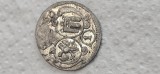 1 kreuzer 1750 argint , Francisc I Stefan ( 1745 - 1765 ) , monetaria Gunzburg , detalii si luciu partial