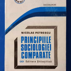 Principiile sociologie comparate - Nicolae Petrescu