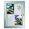 AVIZIER DE EXTERIOR MAGNETIC 4xA4 CU CHEIE