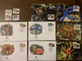 Bio - serie 4 timbre MNH, 4 FDC, 4 maxime, fauna wwf