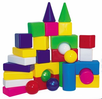 SET CONSTRUCTOR BLOCURI MULTICOLORE 3 foto