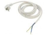 Cablu PVC 3x0,75mm2 cu Ştecăr Unghiular CEE 7/7 (E/F)