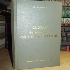 Dr. N. MATEESCU - GLOSAR DE TERMENI IN CULTURA CIUPERCILOR , 1973 *