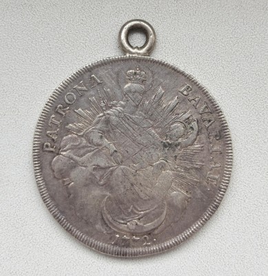 Moneda Bavaria - 1 Thaler 1772 - Argint foto