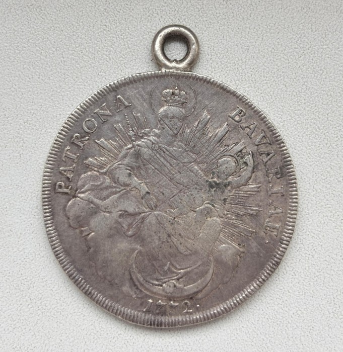 Moneda Bavaria - 1 Thaler 1772 - Argint