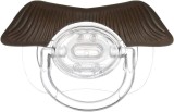 Suzeta pentru copii Decdeal, silicon, maro/transparent, 6 luni +