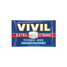 Bomboane Vivil Extra Strong Menta Naturala fara zahar 25g
