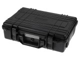 Valijoară pt.unelte neagră ABS 420x300x120mm IP67 - Cutie de transport pentru unelte neagră