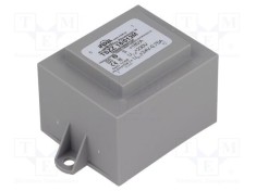 Transformator INDEL 18VA 230VAC 24V 750mA PCB IP00