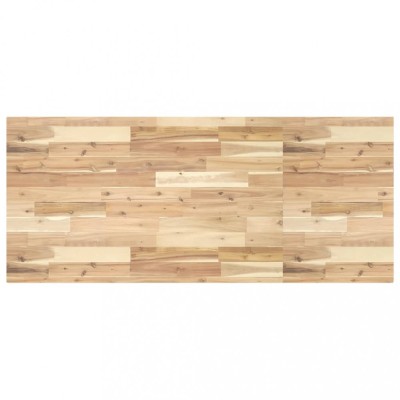 vidaXL Blat de baie netratat, 120x60x4 cm, lemn masiv de acacia 3279685 foto