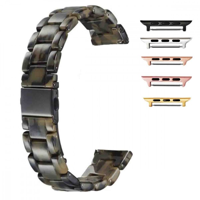 Curea polimer compatibila cu Apple Watch 9|8|7|6|5|4|3|2|1 Series, 49mm|45mm|44mm|42mm, Army Green
