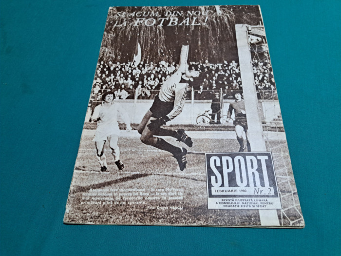 REVISTA SPORT * FOTBAL STEAUA-CRAIOVA / NR. 2 1980