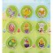 Abtibilduri 3D cu Paiete - Paste Fericit PlayLearn Toys