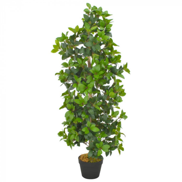 Planta artificiala dafin cu ghiveci, verde, 120 cm GartenMobel Dekor