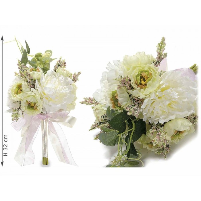 Buchet decorativ camelii cm 12 x 32 H Buchet decorativ camelii cm 12 x 32 H