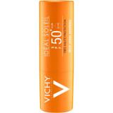 Vichy Capital Soleil Id&eacute;al Soleil Stick pentru a proteja zonele sensibile și a buzelor SPF 50+ 9 g