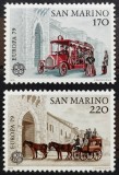 BC21, San Marino 1979, serie transporturi postale, europa cept