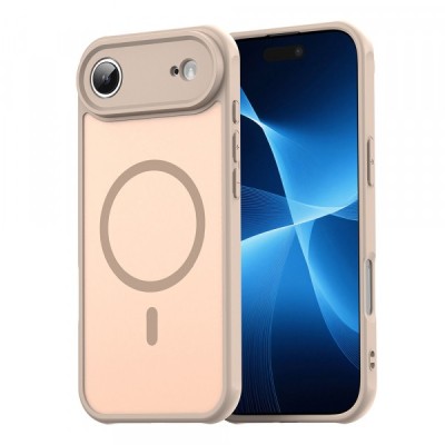 Husa MagSafe pentru Apple iPhone 17 Air, Techsuit, HaloFrost II, Aurie foto