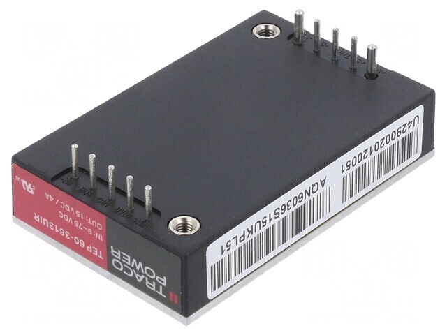 Convertor DC/DC 60W 9-75V la 15V 4A