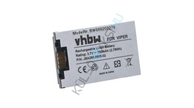 Baterie radio VHBW de &amp;icirc;nlocuire pentru Oelmann 2609905 - 750 mAh 3,7 V Li-Ion foto