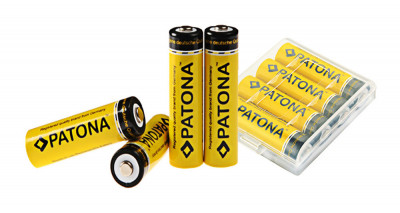 Baterii re&amp;icirc;ncărcabile AA LR6 Ni-MH Patona foto