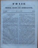 Cumpara ieftin Foaia pentru minte , inima si literatura , nr. 26 , 1851 , Brasov , Muresanu