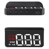 Ecran Head Up Display M3, Afisare kilometraj, Temperatura apa, Voltaj Baterie, Conectare la mufa OBDII, Proiector parbriz, Compatibilitate universala,