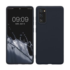 Husa Kwmobile pentru Samsung Galaxy S20 FE, Albastru inchis, Silicon, KWM0000121L059C