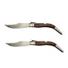Set Doua Bricege Vanatoare Cricket Depox Lama Otel Inox 50 cm Maro
