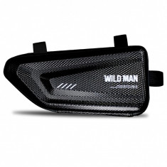 Geanta Plastic impermeabila SAKWA WILDMAN E4 pentru Bicicleta, HARDPOUCH, Neagra