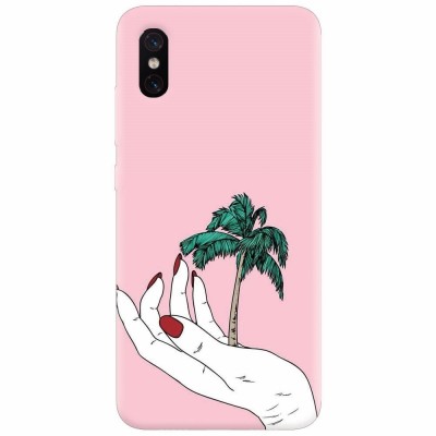 Husa silicon pentru Xiaomi Mi 8 Pro, Palm Tree foto