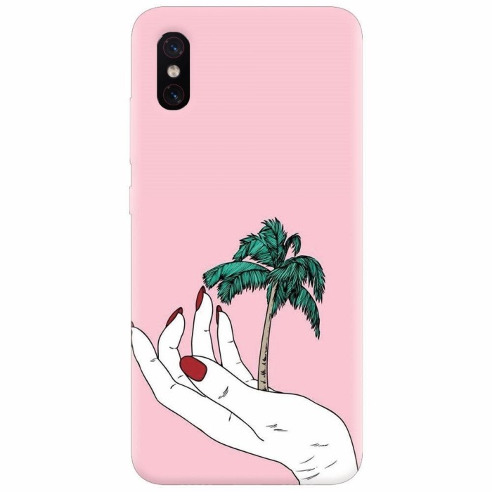 Husa silicon pentru Xiaomi Mi 8 Pro, Palm Tree
