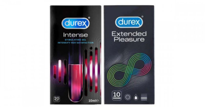 Durex Extended Pleasure &amp;Oacute;vszer &amp;eacute;s Intense Orgasmic g&amp;eacute;l csomag foto