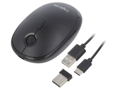 Mouse Optic Negru Wireless Bluetooth 4.0 10m foto