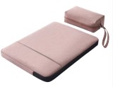 Mapa marca THD, protectie si transport laptop Apple Macbook Air (M2) 13.6 inch si Apple Macbook Air (M1) 13.3 inch, culoarea roz