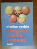 Olimpiada jocurilor rationale-Nicolae Oprisiu