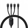 Cablu Incarcare USB-C - Lightning / 2 x USB-C Baseus Flash Series III 3in1, 100W, 1.5m, Negru P10377502111-00, Apple