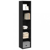 VidaXL Bibliotecă, negru, 40x30x189 cm, lemn prelucrat 857886