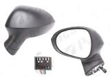 Oglinda exterioara Seat Ibiza (6j), 04.2008-04.2012; Ibiza (6j), 04.2012-, Stanga, reglare electrica; carcasa neagra; incalzita; geam convex; 5 pini