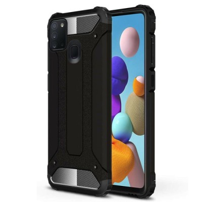 Husa pentru Samsung Galaxy A21s - Techsuit Hybrid Armor - Black foto