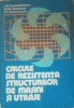 Calcule de rezistenta structurilor de masini si utilaje I. N. Constantinescu